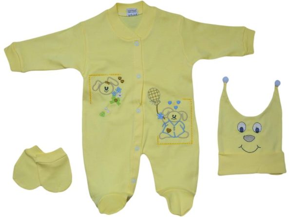 009 Buy Online Wholesale Baby Rompers 3-9M Yellow