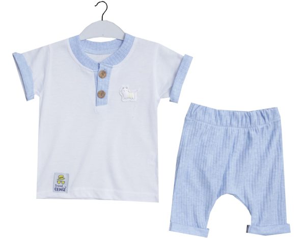 1550 Baby Clothing Suit Set Manufacturer of 2 for 9-12-18 months blue