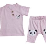 1551 Clothing Suit Set Supplier For Babies of 2 for 9-12-18 months pink