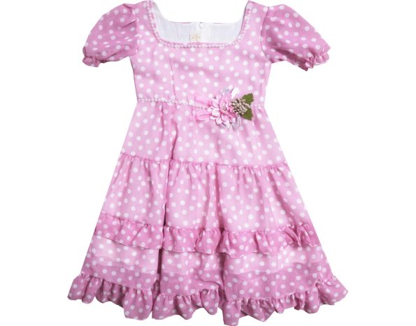 2265 Wholesale Girls Kids Dresses 6-9Y pink