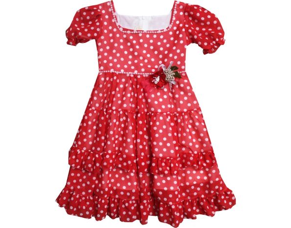 2265 Wholesale Girls Kids Dresses 6-9Y red