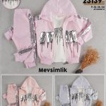 23139 Three-piece Baby Girls Tracksuit for 9-24 months