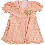 3712 Wholesale Baby Girls Dress Manufacturer 9-24M light pink