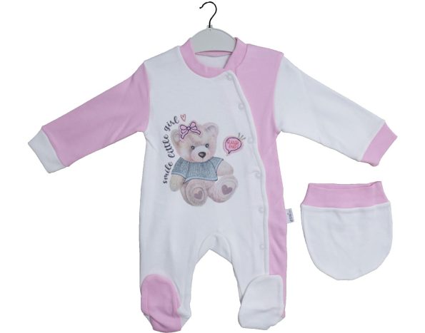 5488 Wholesale Newborn Baby Onesie Romper 3-6-9 month light pink