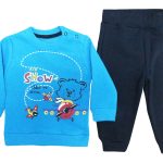 2366-1 Wholesale Baby Boys 2 Piece Tracksuit Set 6-18 months Turquoise