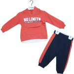 2482 Wholesale Suit Set For Babies of 2 for 9-24M Red
