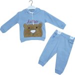 2490 Wholesale Suit Set For Babies of 2 for 9-24M Navy Blue