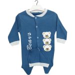 Baby and Toddler Wholesale Rompers 3-6-9 months With Bear blue