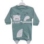 Baby and Toddler Wholesale Rompers 3-6-9 months With Cat red