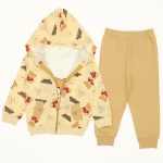 Wholesale Baby 3-Piece Jacket Sweat and Sweatpants Set 9-24M Green