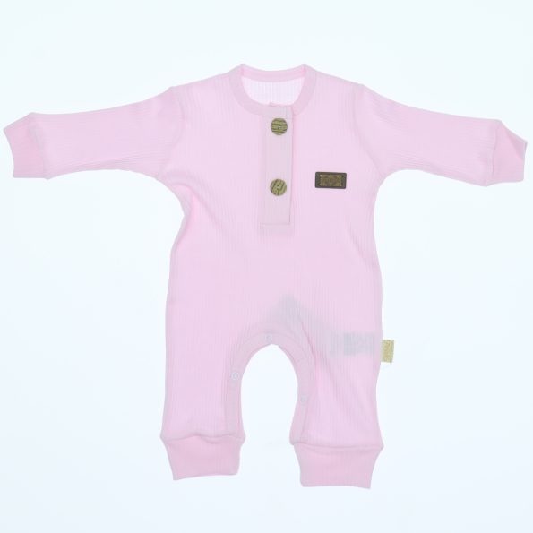 Wholesale Newborn Baby Onesie Romper 3-12M buttoned pink