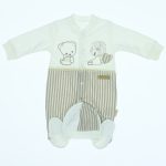 Wholesale Newborn Baby Onesie Romper 3-12M with Hat beige