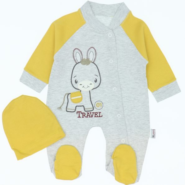 Wholesale Newborn Baby Onesie Romper 3-6-9M Travel Yellow