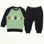 Wholesale Suit Set For Babies of 2 for 9-12-18M Happy Green