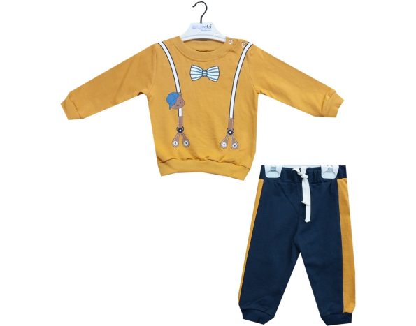 Wholesale Suit Set For Babies of 2 for 9-24M Yellow