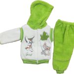 Wholesale Toddler 3pcs Hooded Set 6-9M Green