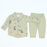 Wholesale-Toddler-3pcs-Set-With-Bow-Tie-6-12M-Brown