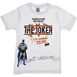 1013 Wholesale Boys Kids T-Shirt 3-7Y The Joker Print White