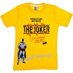 1013 Wholesale Boys Kids T-Shirt 3-7Y The Joker Print White