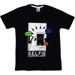 1026 Wholesale Boys Kids T-Shirt 3-7Y Selfie Cancelled Print green
