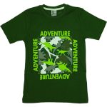 1030 Wholesale Boys Kids T-Shirt 3-7Y Adventure Print yellow
