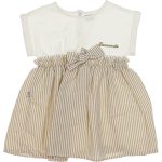 23117 Wholesale Baby Girls Dress 2-5Y Beige