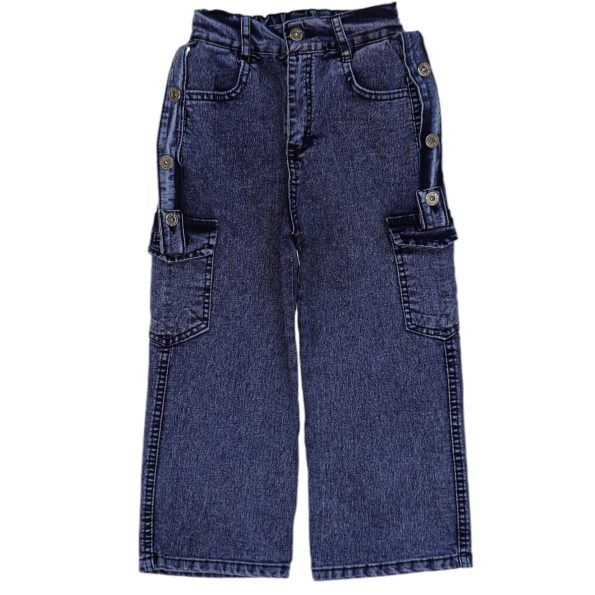 2485 Wholesale Girls Kids Jeans 6-10Y Indigo