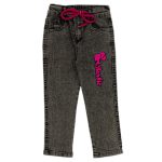 2501 Wholesale Girls Kids Jeans 8-12Y barbie embroidery blue