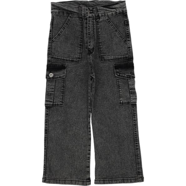 2505 Wholesale Girls Kids Jeans 6-10Y Grey