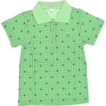 6515 Wholesale Standard Fit Polo Collar Boys T-Shirt 6-9Y Blue