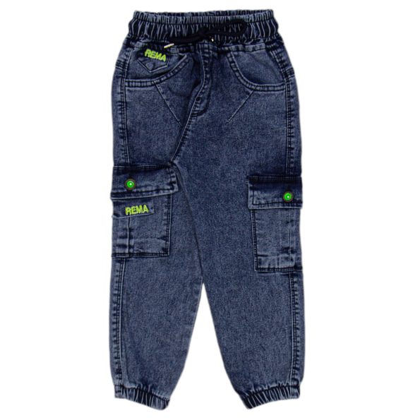 Buy Online Wholesale Boys Kids Jeans 3-7Y Cargo Pocket denim