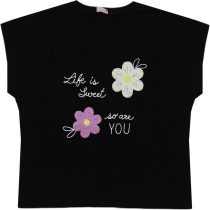 Buy Wholesale T-Shirt for Toddler Girls for 5-8Y Black