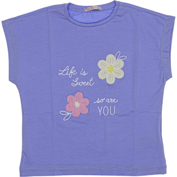 Buy Wholesale T-Shirt for Toddler Girls for 5-8Y Purple