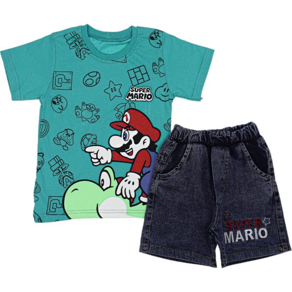 Wholesale Baby Boys 2-Piece Set 2-5Y Super Mario Print