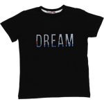 Wholesale T-Shirt for Boys Kids for 5-8Y Dream Embroidery Blue