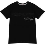 Wholesale T-Shirt for Boys Kids for 5-8Y Fearless Print Black