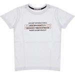 Wholesale T-Shirt for Boys Kids for 5-8Y New Rules Print White