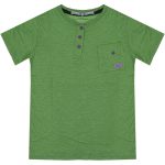 Wholesale T-Shirt for Boys Kids for 9-12Y Buttoned Khaki
