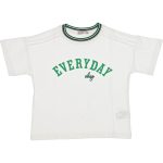 Wholesale T-Shirt for Girls Kids for 5-8Y Everyday Print Green