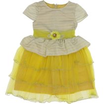 006 Wholesale Girls Kids Dress 5-8Y yellow