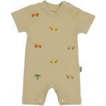 1004 Wholesale Toddler Baby Romper 3-6-9M Car Print beige