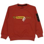 170225 Wholesale Boys Kids Sweatshirt 3-12Y New Party Print red