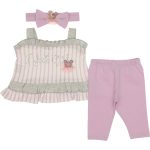 2023103 Wholesale 3-Piece Toddler Girls Set 6-18M light pink