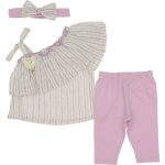 202382 Wholesale 3-Piece Toddler Girls Set 6-18M Pink