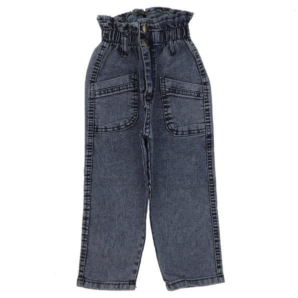 2090 Wholesale Girls Kids Jeans 3 7Y light grey