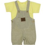 2606 Wholesale Toddler Baby Patterned Slopet Suit 9-24M yellow