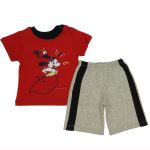 2634 Wholesale Baby Boys 2-Piece Set 6-18M Surf Ng Print red