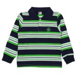 282 Wholesale Polo Collar Boys Sweat Shirt 5-8Y Grey