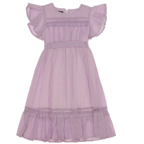 4077 Wholesale Girls Kids Dress 13-16Y purple