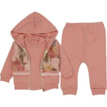 466 Wholesale 3-Piece Toddler Baby Set 3-6-9M dried rose